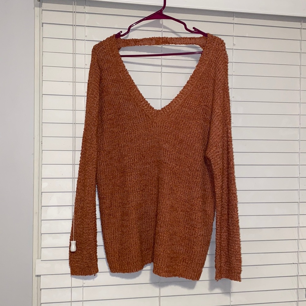 Open back sweater!!